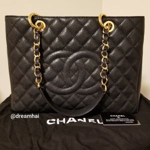 Chanel Black Grand Shopping Tote